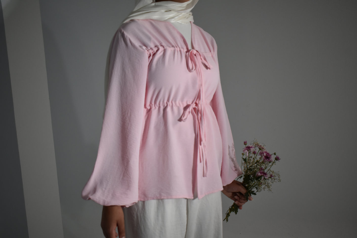 Pink Tie Top